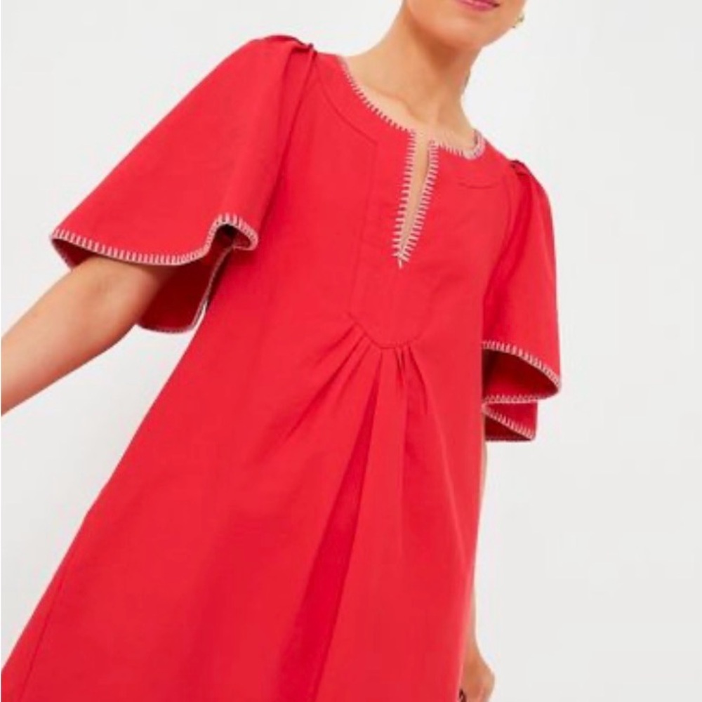 Pomander Place - Poppy Stitch Finley Flutter Sleeve Dress